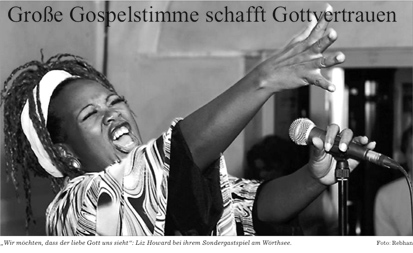 Große Gospelstimme schafft Gottvertrauen